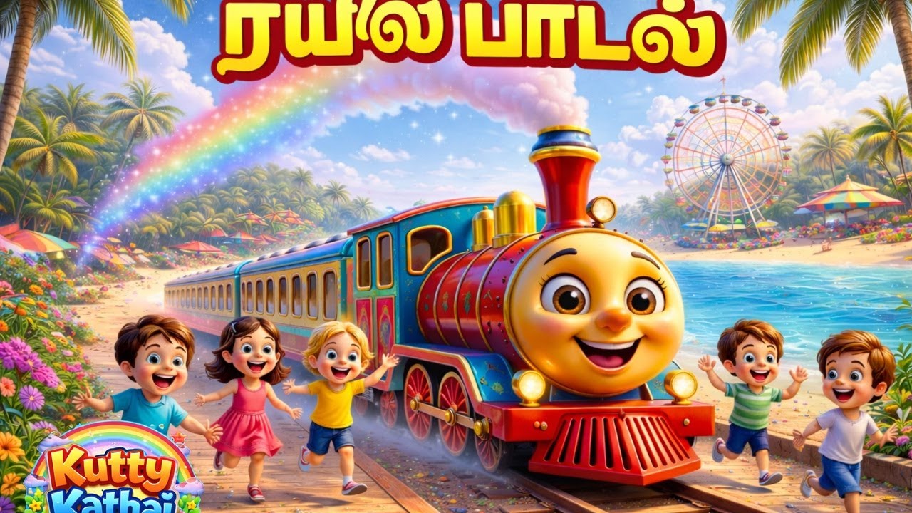 ரயில் பாடல் | Train Song | Kutty Kathai | குழந்தைகள் பாடல்கள்