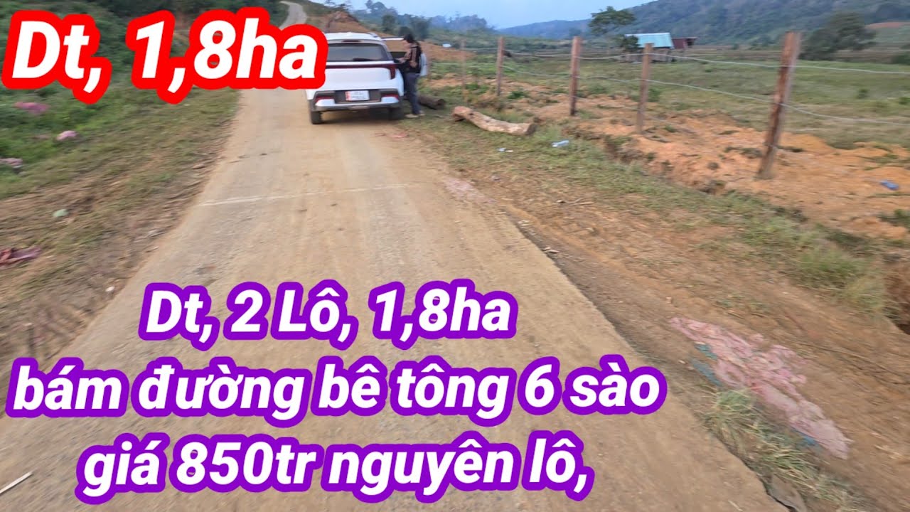 Df,..1,8 ha bám đường bê tông 6 sào ,
