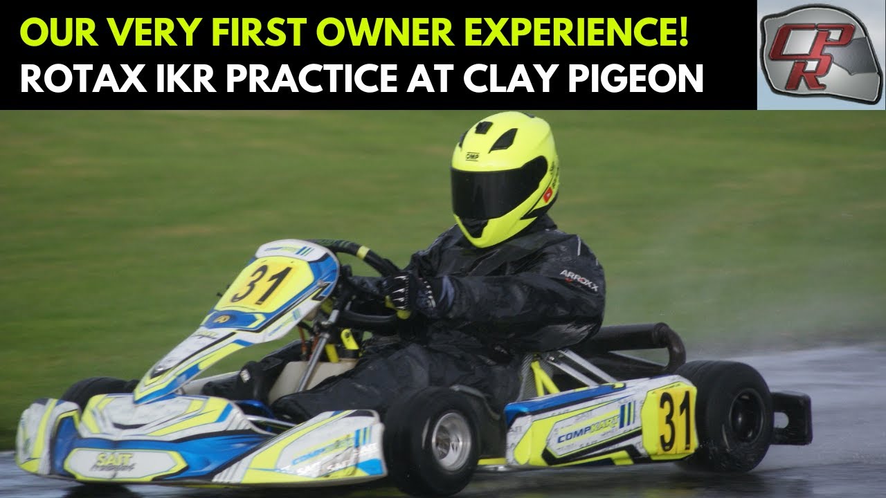 OUR FIRST TIME IN A ROTAX! | IKR PRACTICE DAY | Clay Pigeon Raceway Karting (Oct 27th 2023)