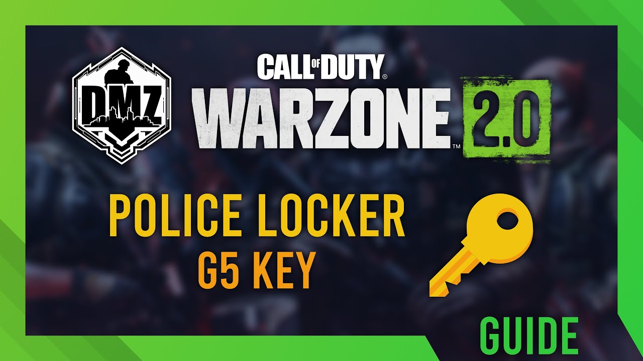 Police Locker [G5] Key | Location Guide | DMZ Guide | Simple