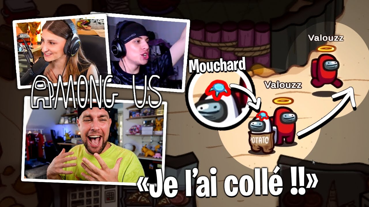 Je vois les déplacements des Imposteurs grace à mes mouchards sur Among us !
