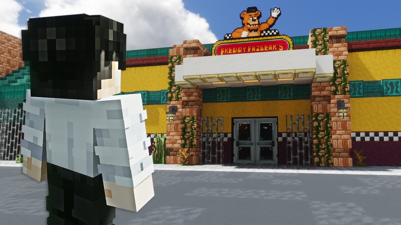 VISITEI a PIZZARIA do FILME de FNAF DENTRO do MINECRAFT...