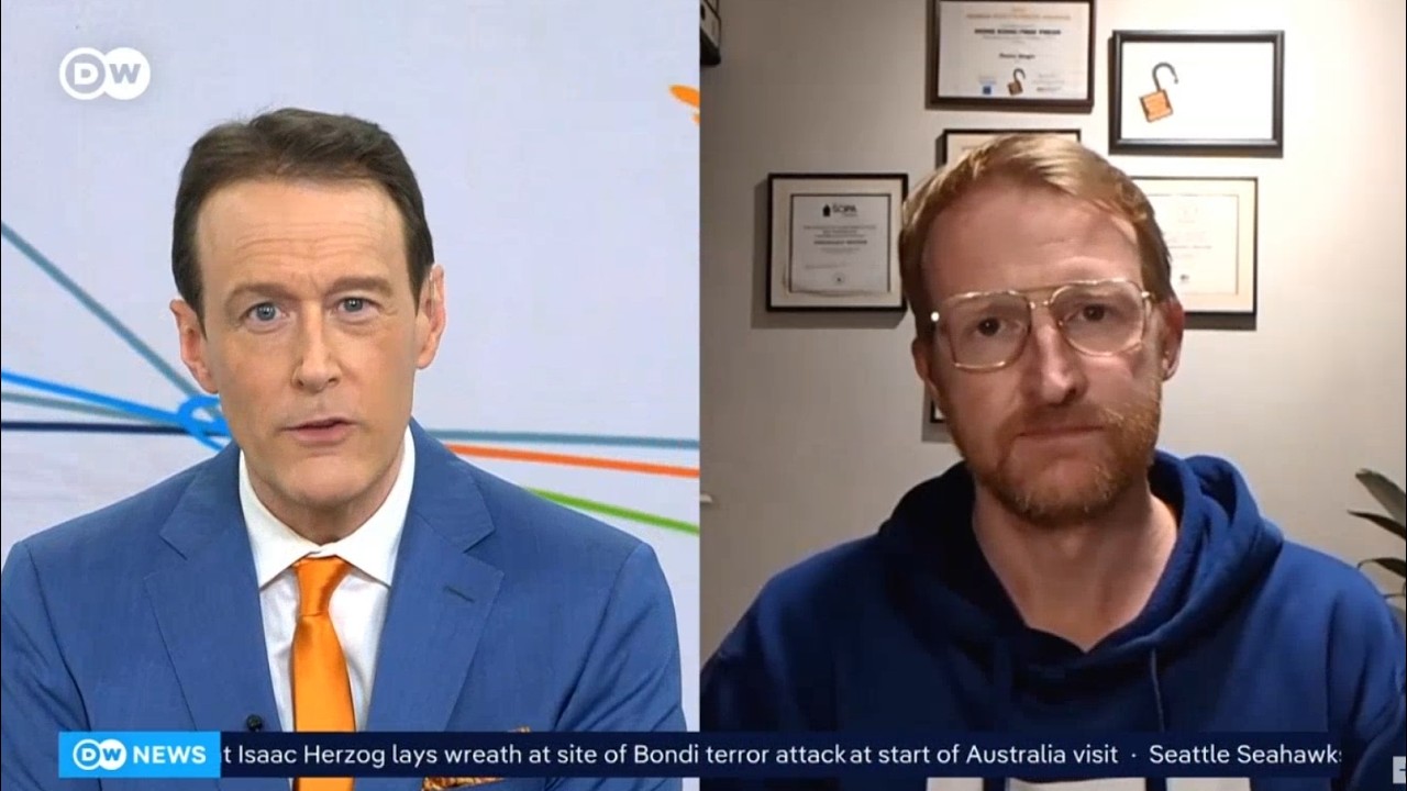 Tom on DW-TV, 9.2.25: Jimmy Lai sentenced to 20 years jail