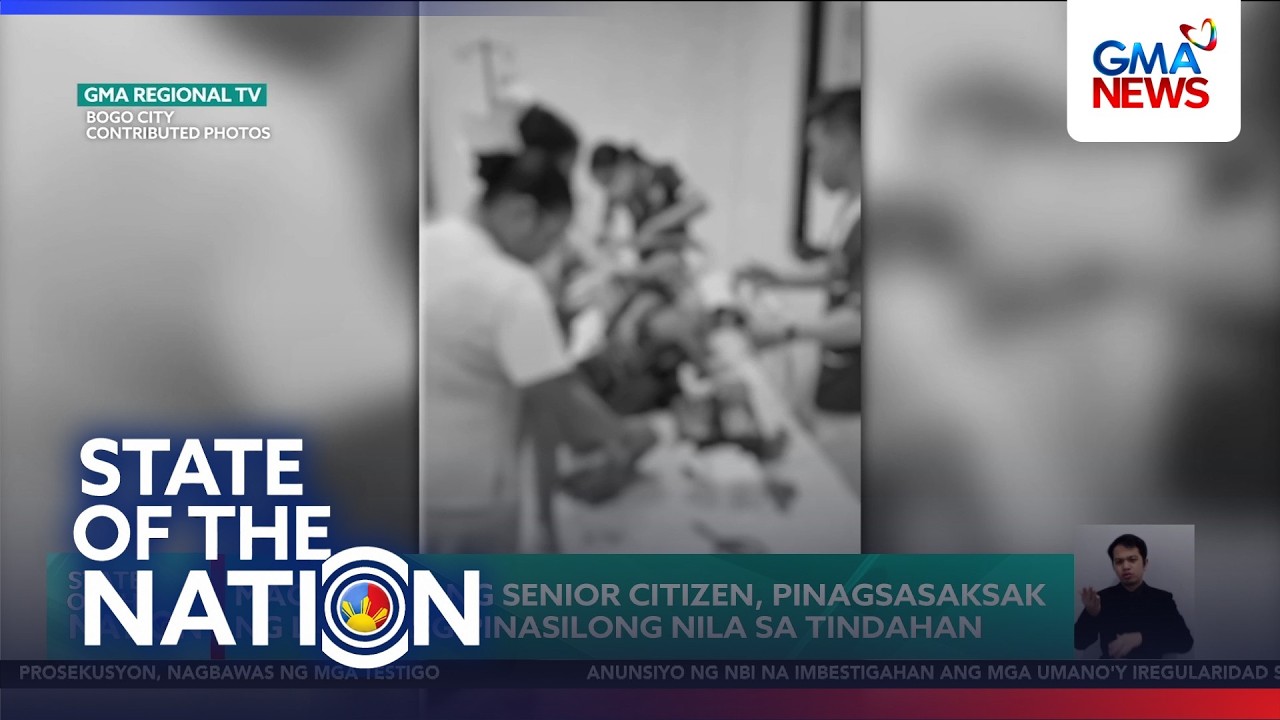 Mag-asawang senior citizen, pinagsasaksak ng lalaking pinasilong nila sa tindahan | SONA
