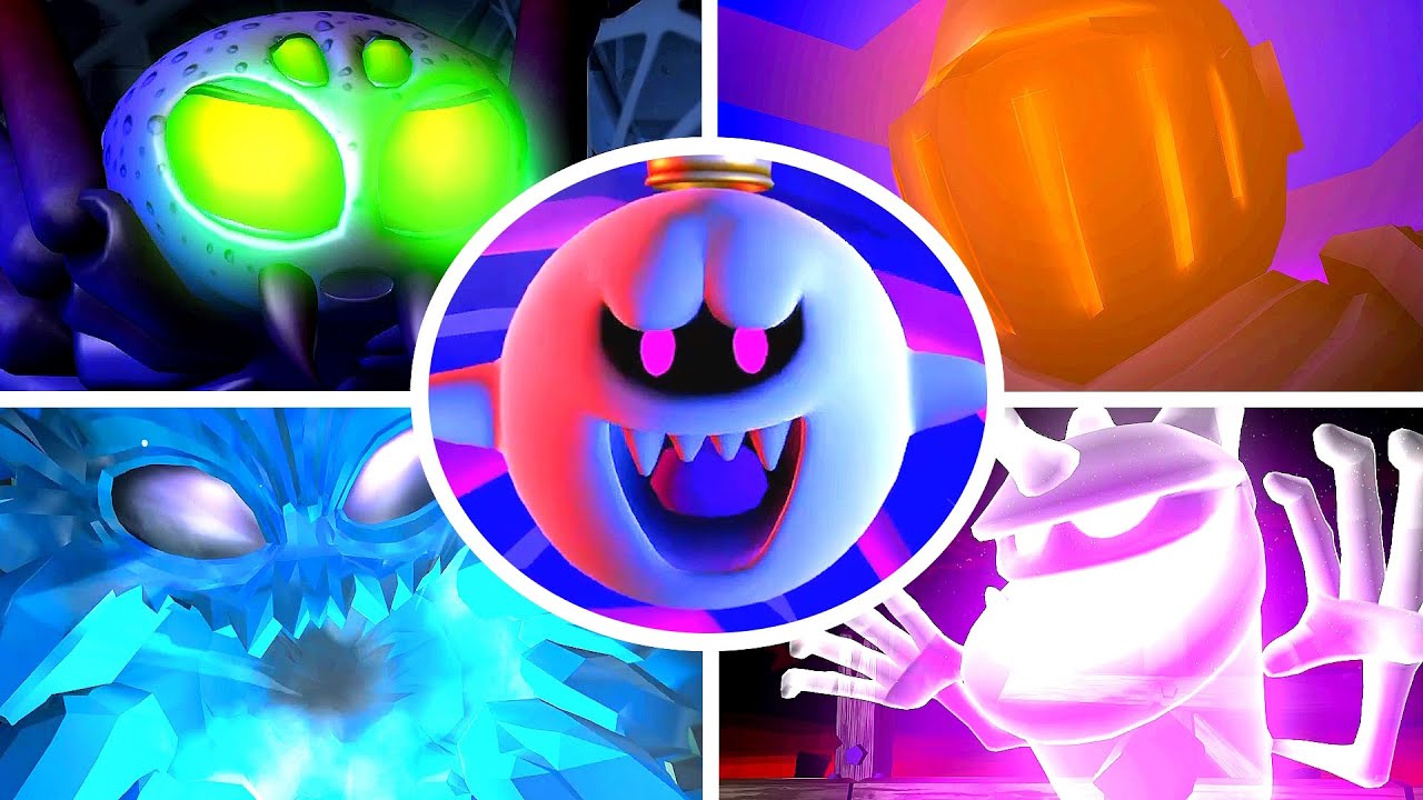 Luigi's Mansion 2 HD - All Bosses (3 Star Rank + No Damage)