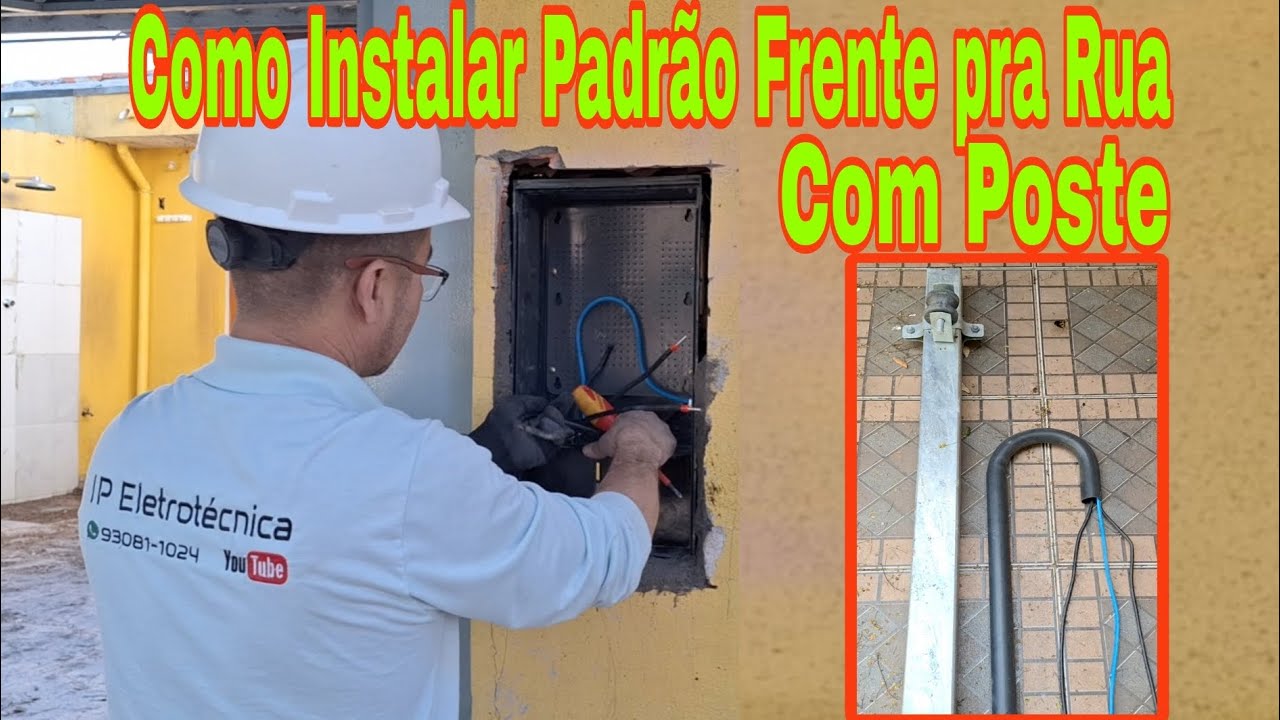 COMO INSTALAR PADRÃO PRA 1 MEDIDOR DE FRENTE PRA RUA 