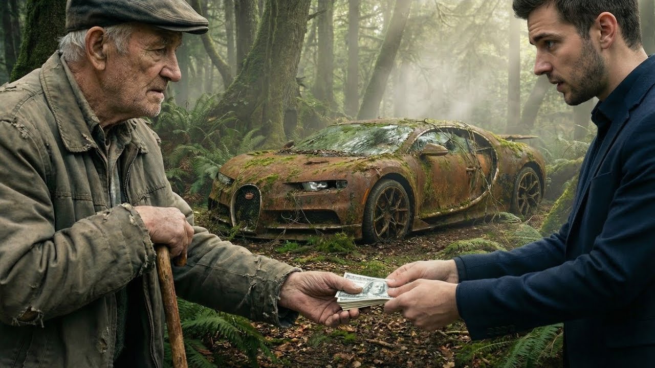 AI ASMR Car Restoration Simulation – Bugatti Chiron Sport Rust Removal