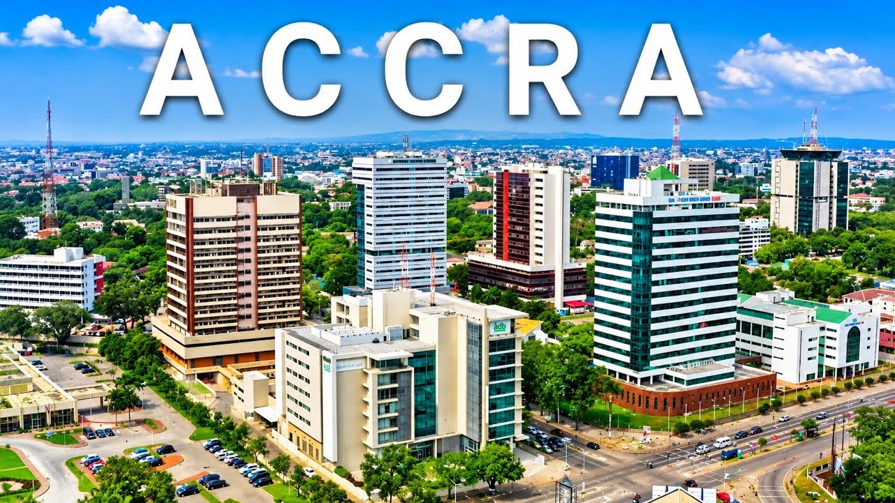 Accra Is The Capital And Largest City In 🇬🇭 Ghana In 4K |