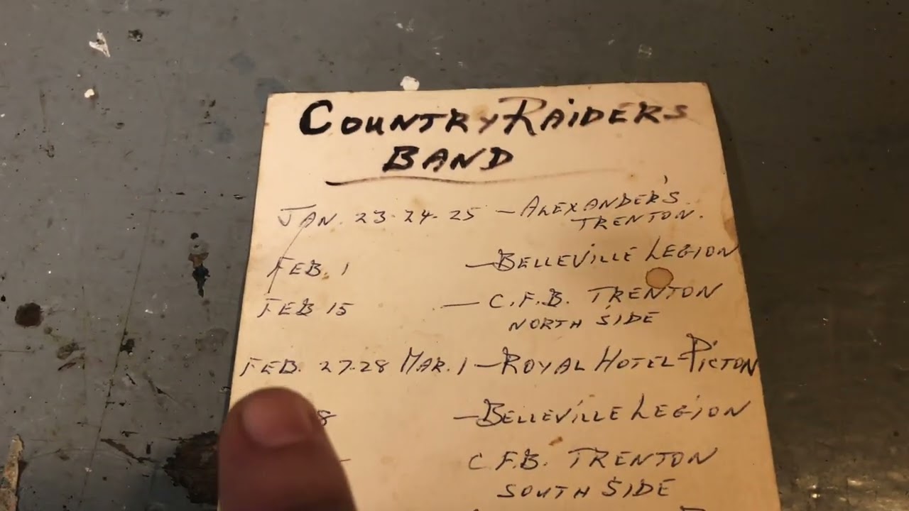 Расписание концертов FBF Country Raiders на 1985 год