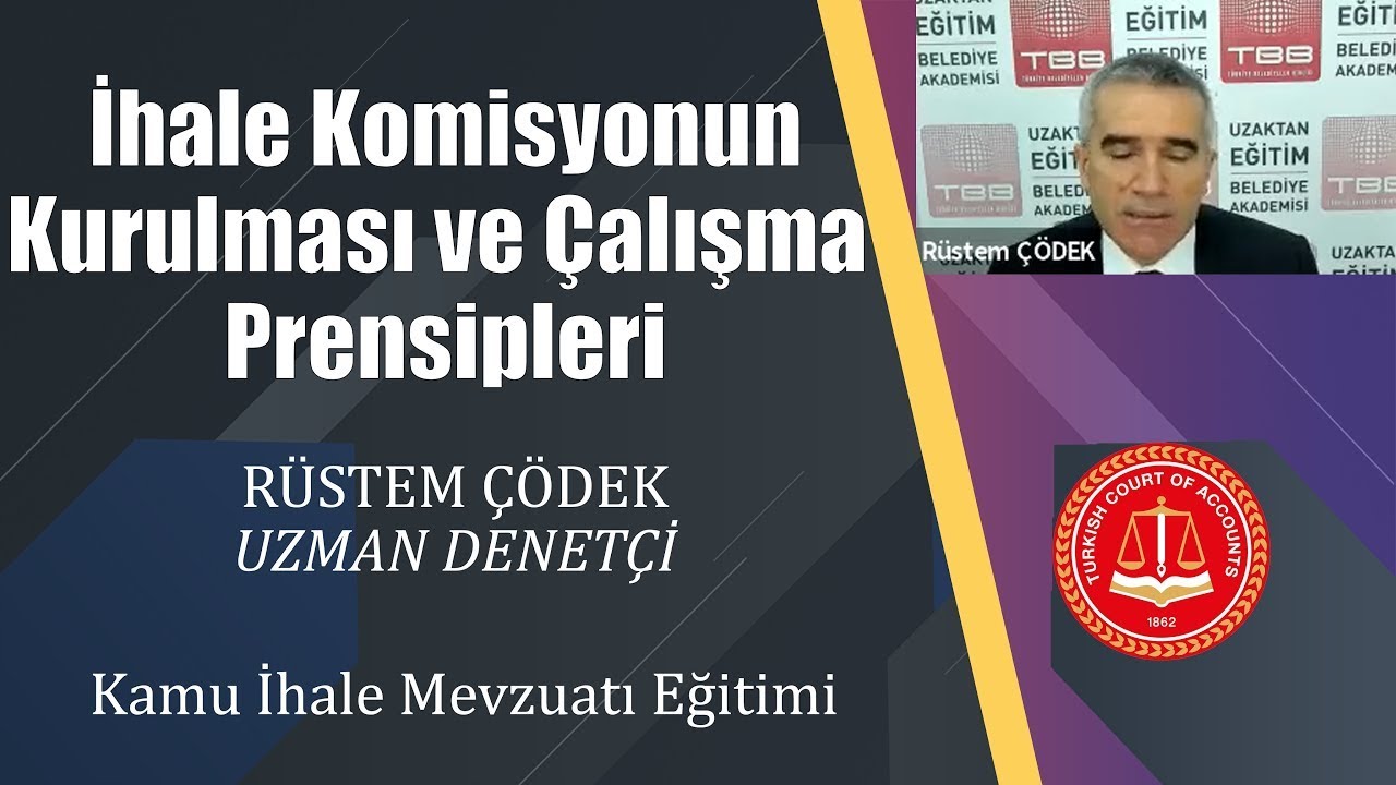 İhale Komisyonun Kurulması ve Çalışma Prensipleri