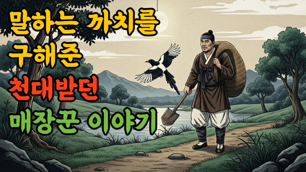 사람 말을 알아듣는 까치, 마을에 역병이 번지는데.. /옛날이야기/전래동화/야담/민담/설화