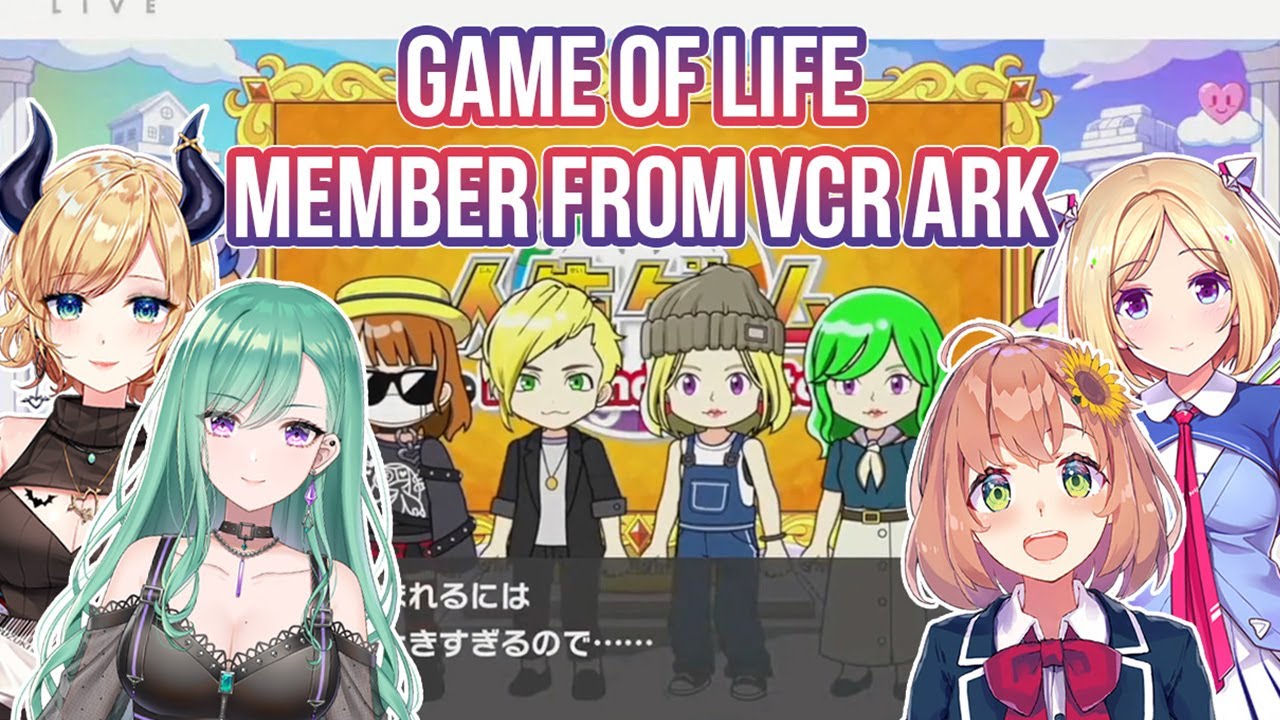 NijiHoloSpo! Game of Life [Yakumo Beni/Akirose/Yuzuki Choco/Honma Himawari/Hololive/Nijisanji/VSPO!]