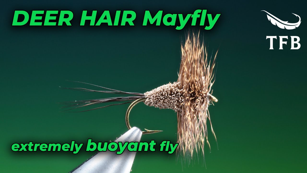 Fly tying the Deer hair mayfly dun with Barry Ord Clarke