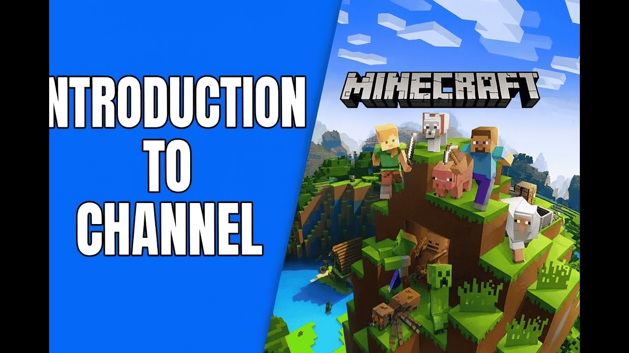 First video of the channel, Minecraft gameplay with friends