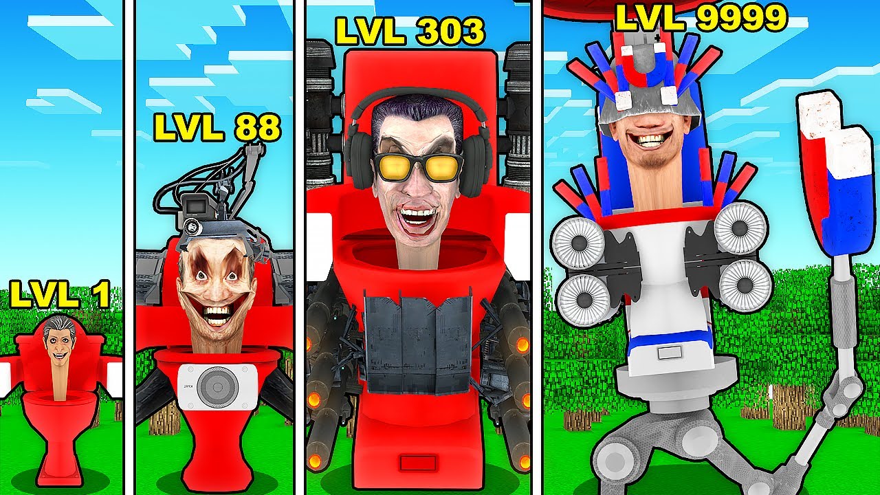 TITAN MAGNET SKIBIDI TOILET GELİŞİMİ - Minecraft