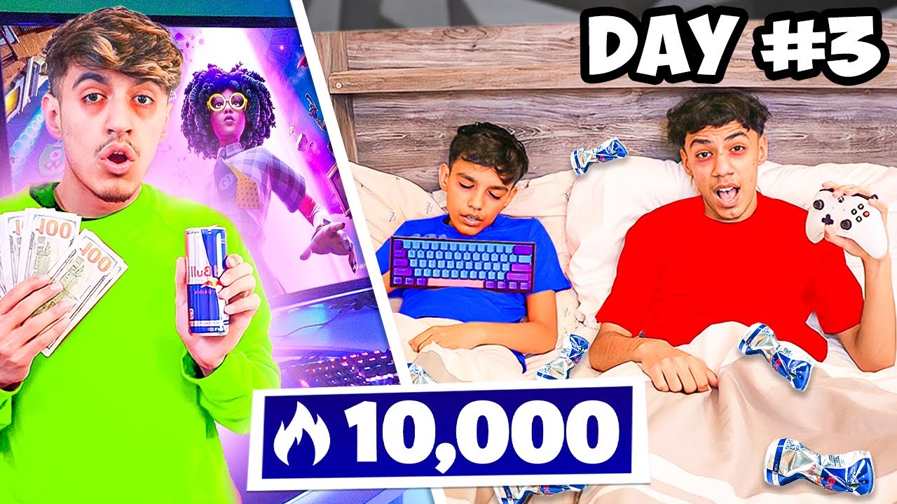 Last To Fall Asleep While Playing Fortnite Arena Wins $1,000 With Brothers!