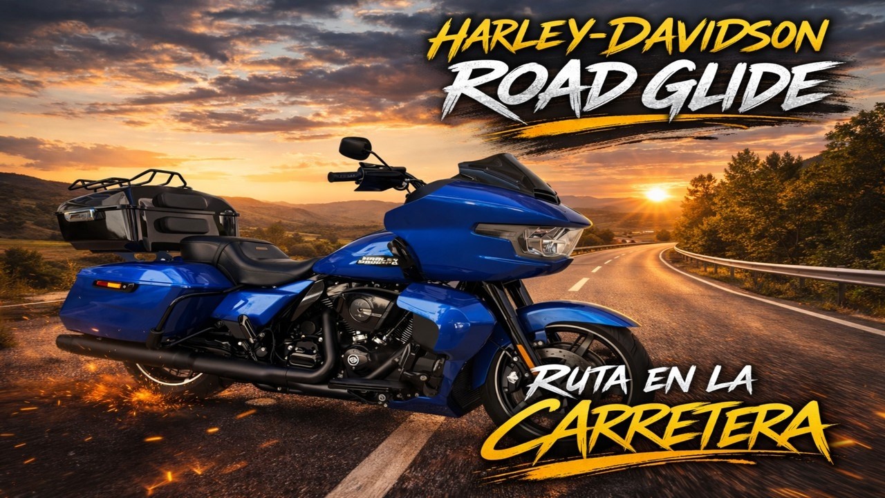 Road Glide disfrutando