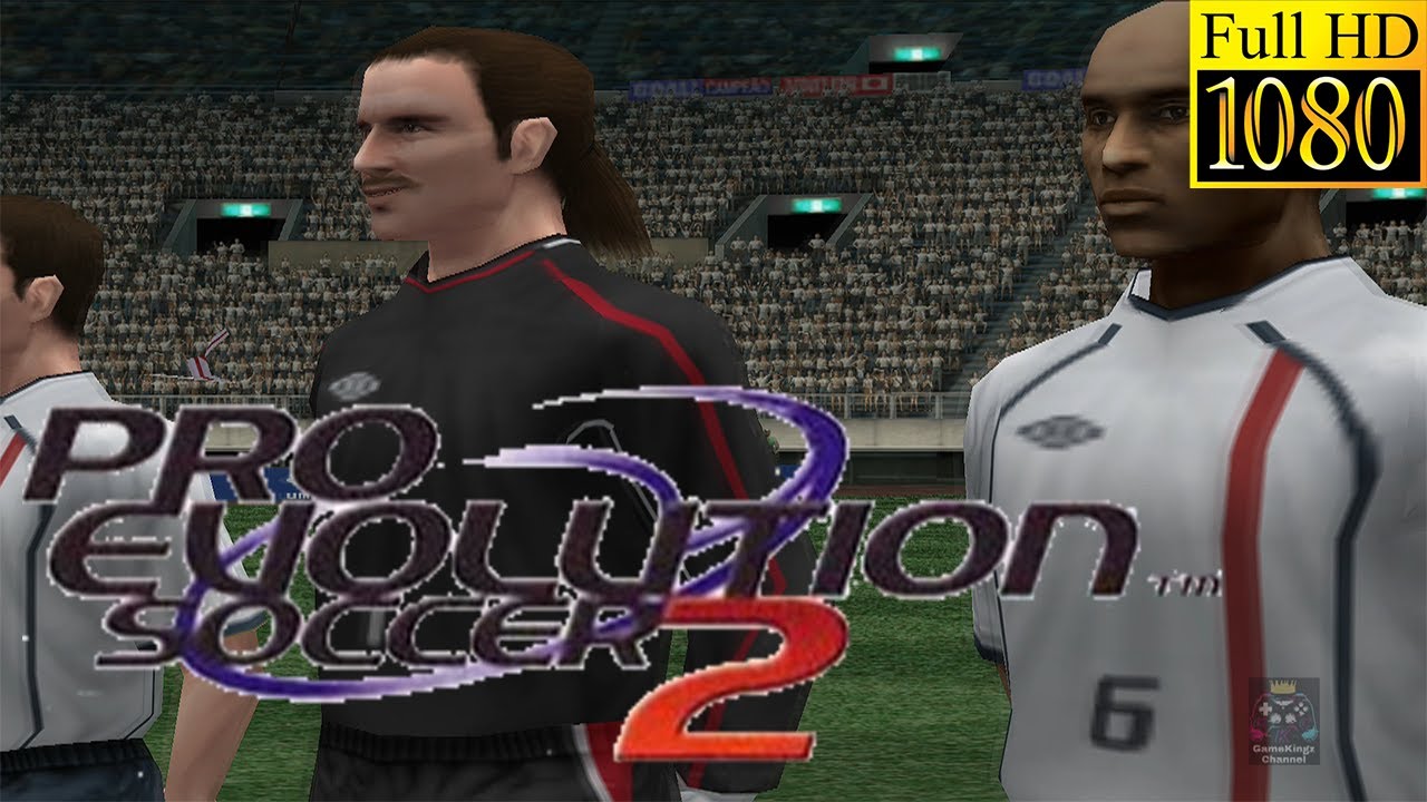 Pro Evolution Soccer 2 | PS2 Gameplay | England V France Friendly | 1080P HD | PCSX2