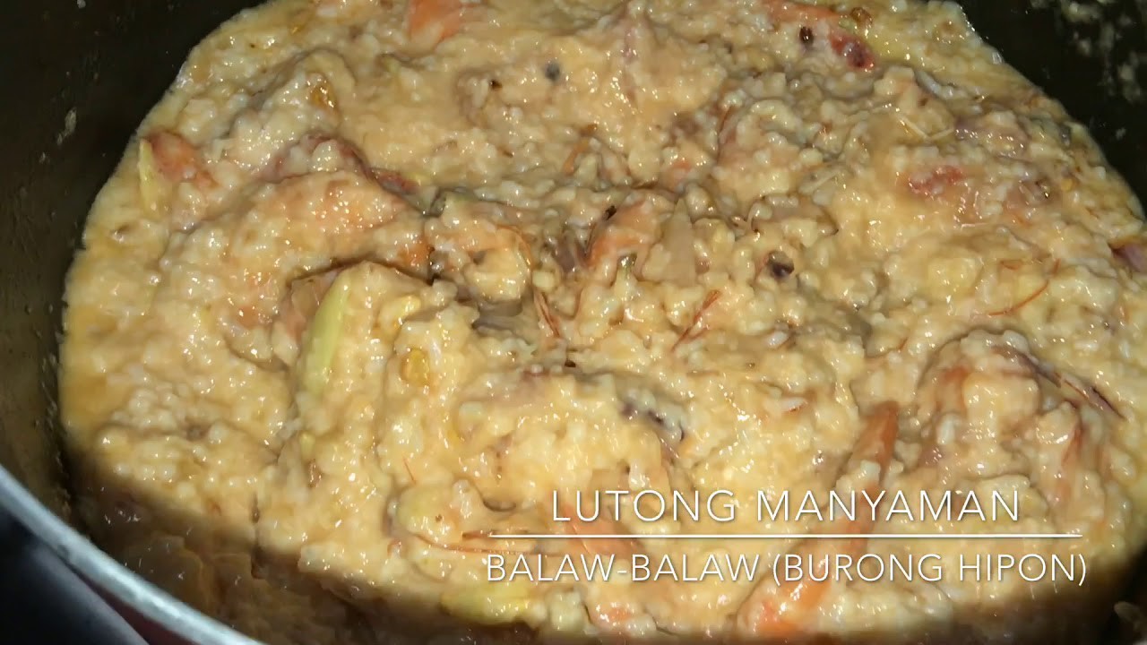 Lutong Manyaman! Burong hipon o Balaw balaw