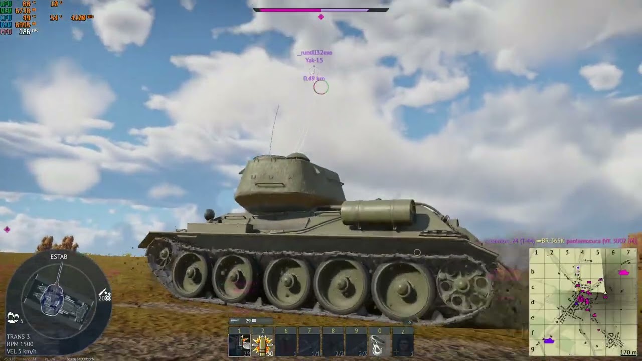 jugando con rusia hasta sacar el T-44 partidas muy buena espero que les guste