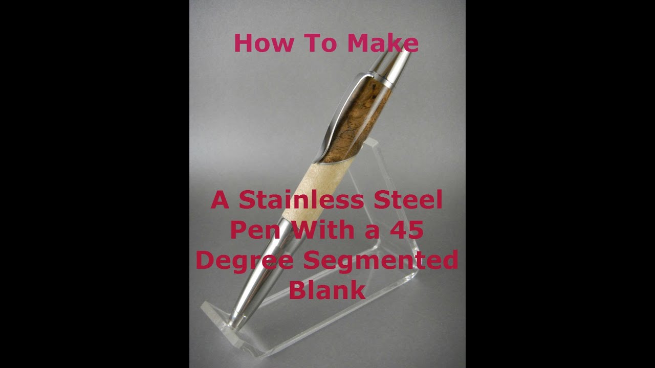 How to Make a 45 Degree Segmented Pen Blank