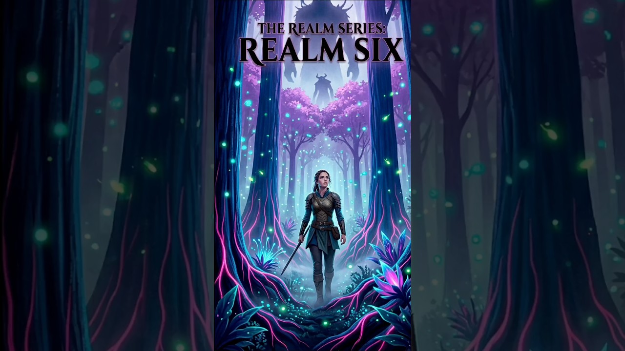 Realm 6: The Neon Enchanted Forest #fantasyworlds #fantasyshorts