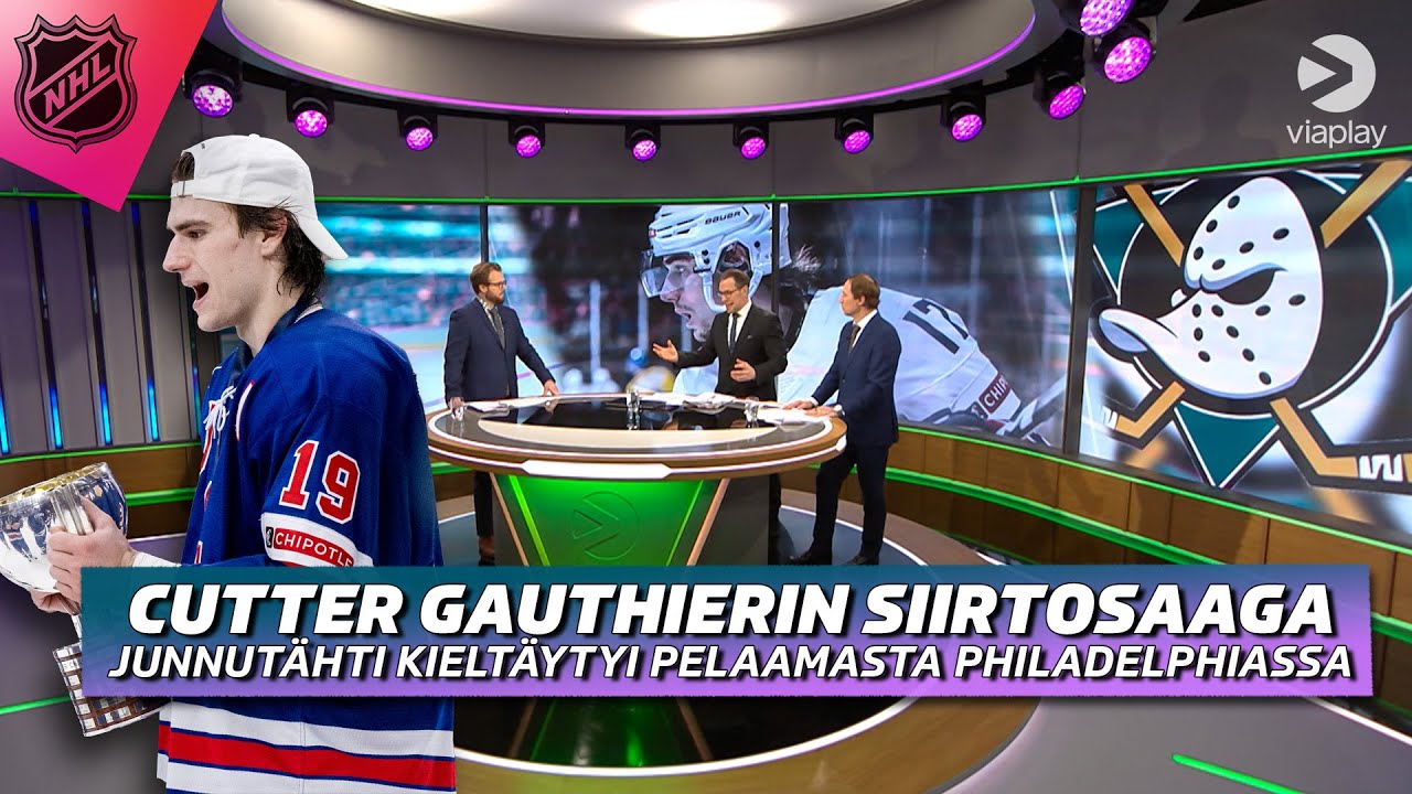 Cutter Gauthierin siirtosaaga Anaheimiin | Junnutähti kieltäytyi pelaamasta Philadelphiassa