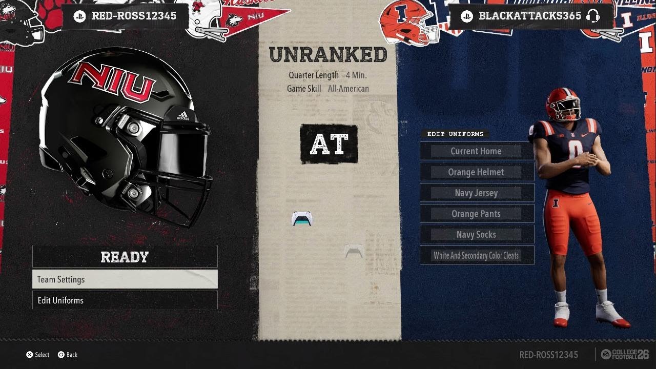 EA SPORTS College Football 26 Battle of Illinois