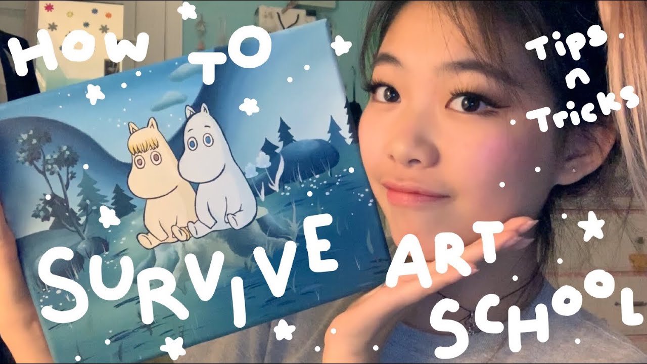 RISD FRESHMEN SURVIVAL GUIDE (while painting moomin✨) | Paint With Me! | Tiffany Weng
