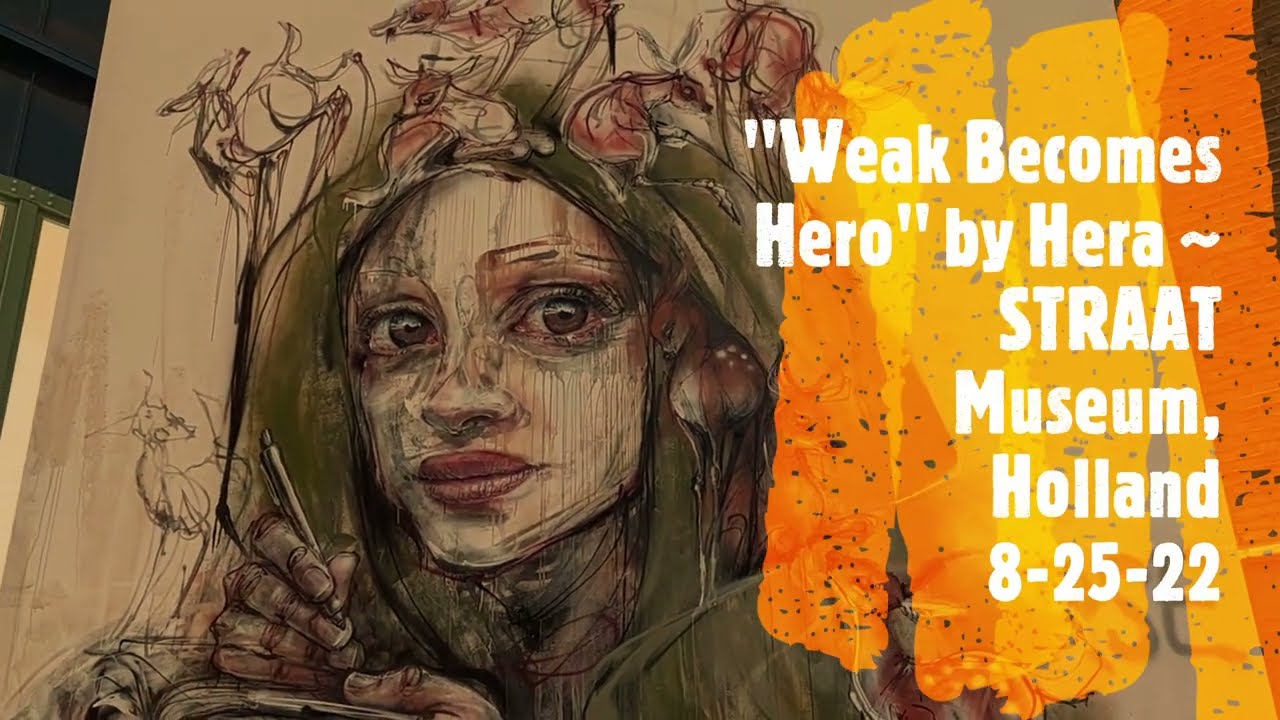 Hera of Herakut | Pakistan-German Artist | STRAAT Museum | Work-in-Progress | Aug 2022