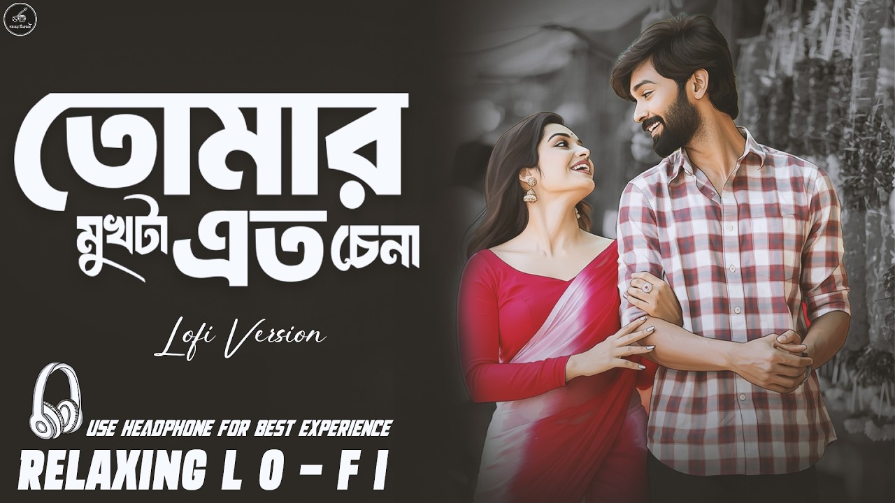 Tomar Mukhta Eto Chena || Relaxing Lo- FI Version || কখনো এমন হয়নি না না না | Bengali Lo-Fi Mix