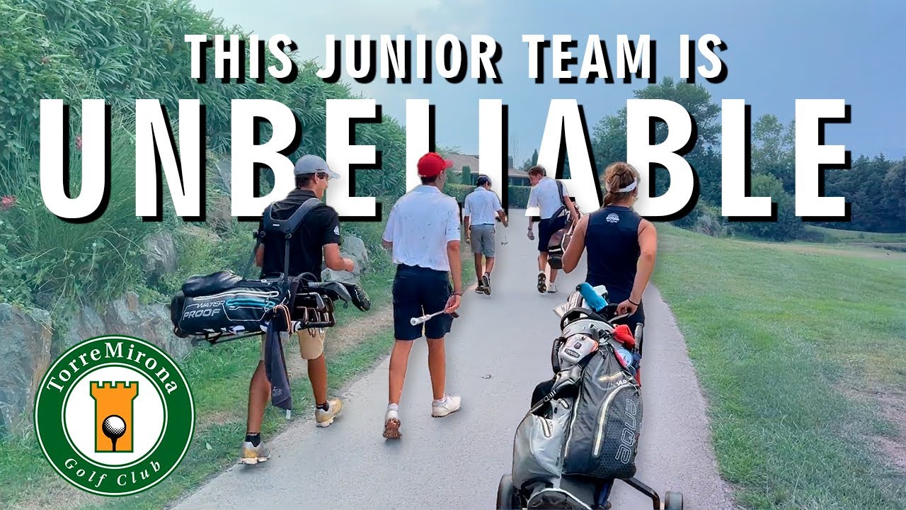 THIS JUNIOR GOLF TEAM IS UNBELIABLE | Barcelona Golf Academy