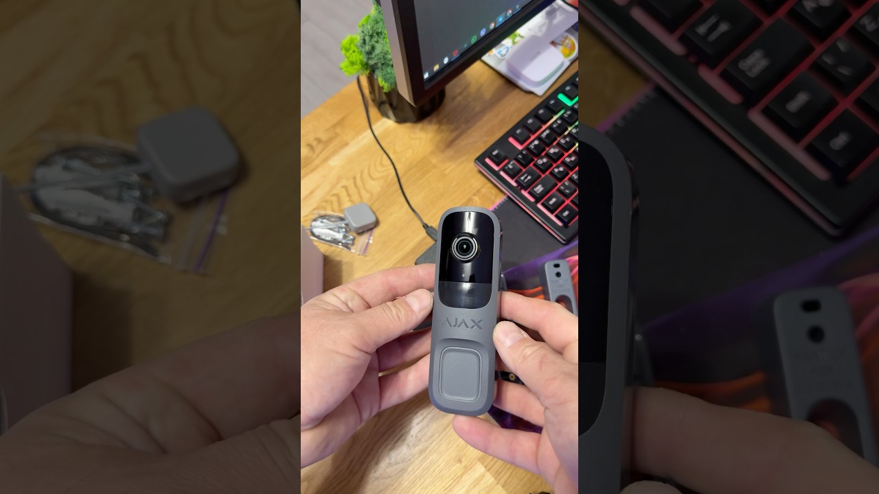 Новинка Doorbell Ajax. Wi-Fi doorbell. Відеодзвінок Аякс.