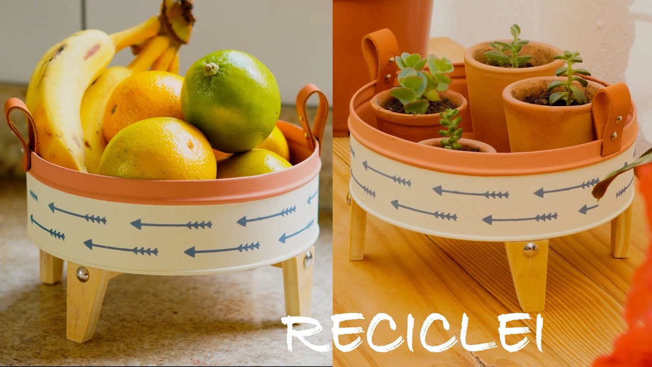 COMO VOCÊ PODE REAPROVEITAR E TRANSFORMAR UMA SIMPLES LATA EM UM OBJETO COM VÁRIAS UTILIDADES | DIY