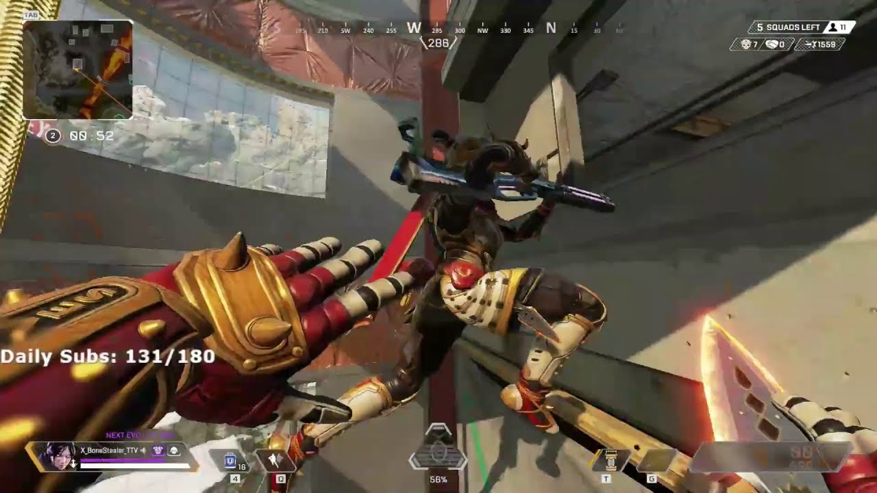 FAIDE DOING THE NO WEAPONS CHALLENGE.
