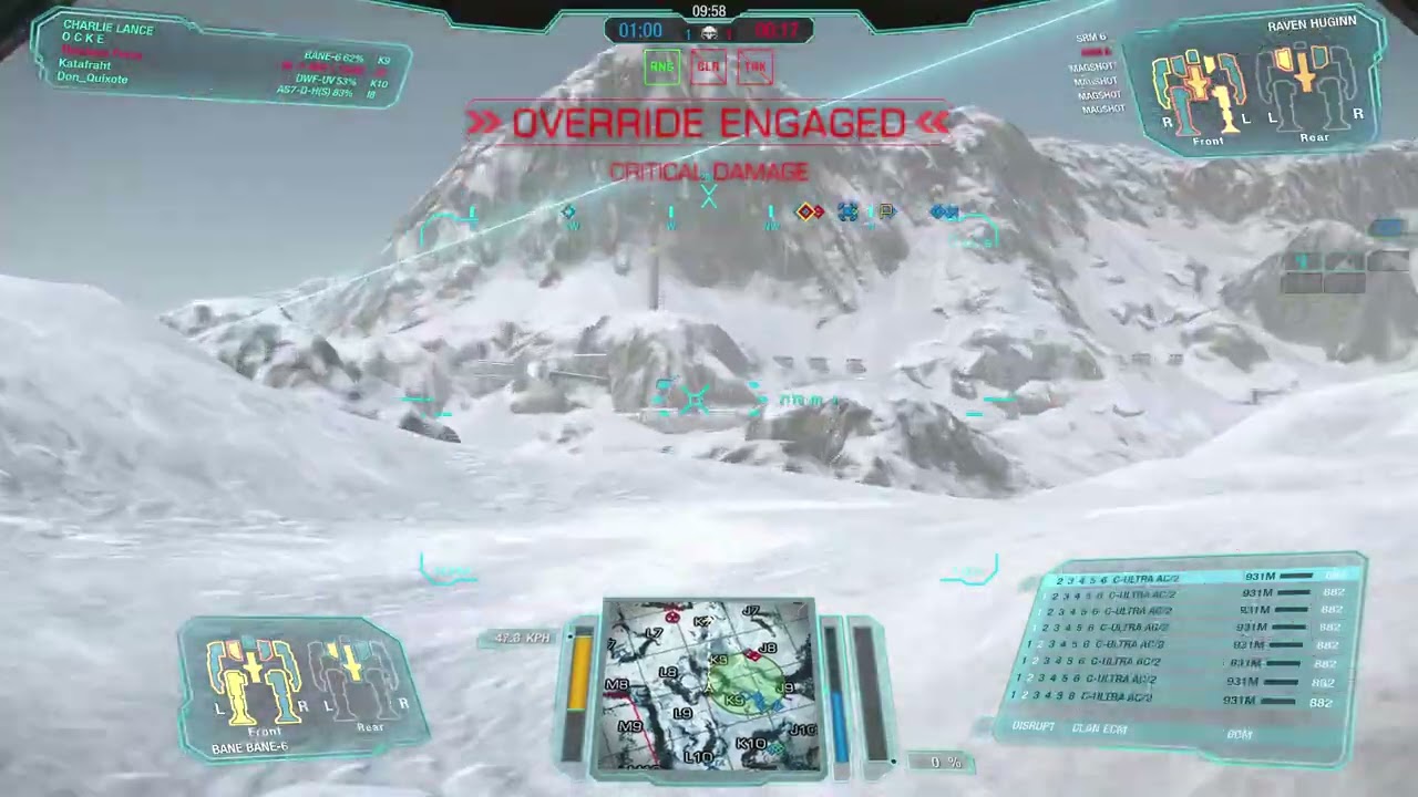 MechWarrior Online - Bane - 5 kills almost 1000 damage