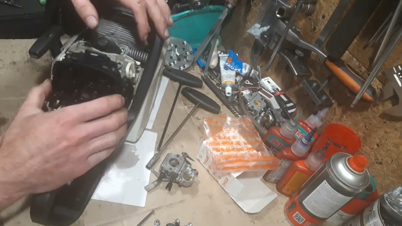 Бензопила STIHL MS181 С - замена карбюратора или тесты прошла успешно