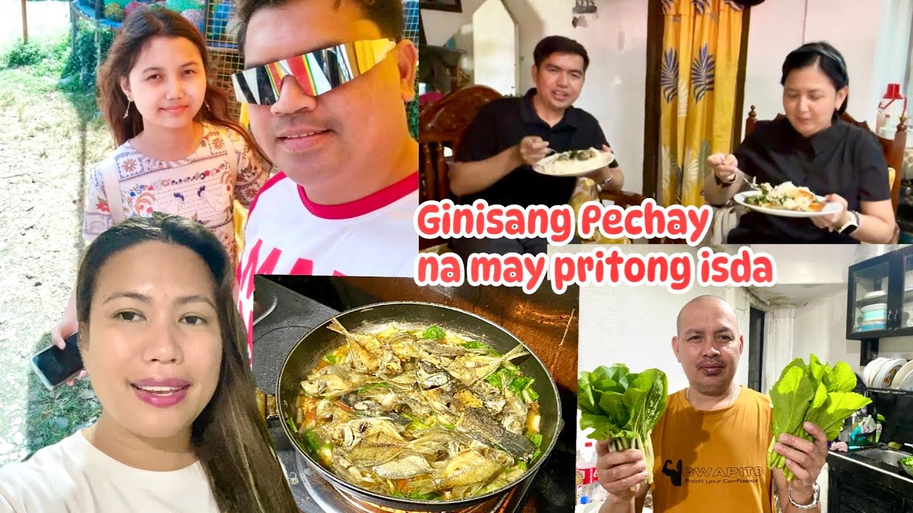 Na surprise kami sa pag uwi ni @AkosiMahal | Nagluto ako ng Ginisang Pechay na may pritong isda