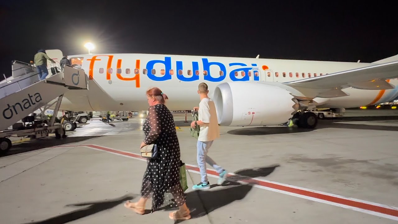 Полёт на 737 МАКС Дубай - Москва