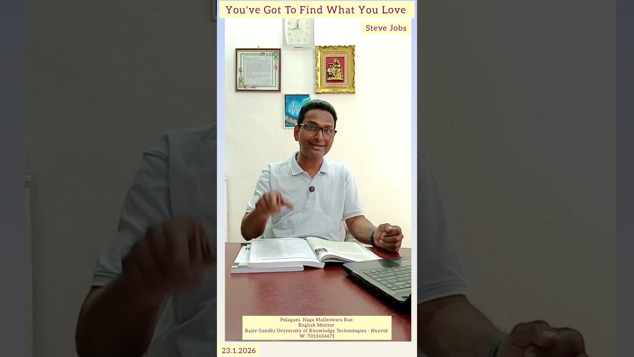 SUMMARY _ YOU'VE GOT TO FIND WHAT YOU LOVE 
