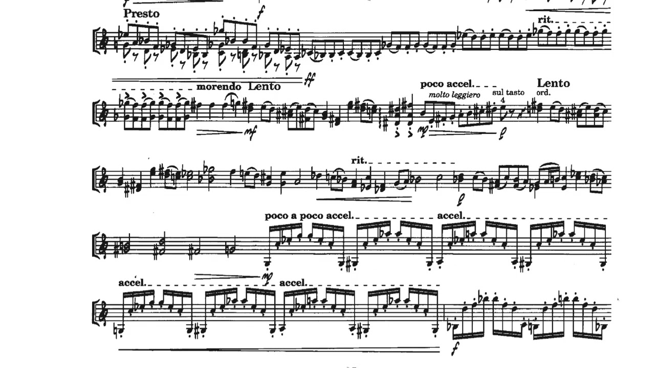 Tsagareyshvili: Violin Concerto in G-Minor, Op. 22 (Audio + Score)