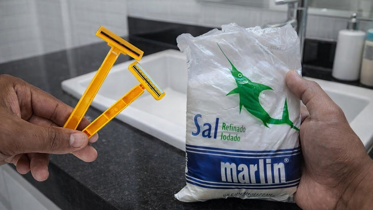 É só mergulhar o BARBEADOR no SAL e não precisa mais comprar no mercado