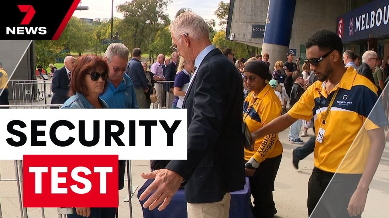 The MCG's strict new security crackdown faces it first major test since the gun scare | 7NEWS