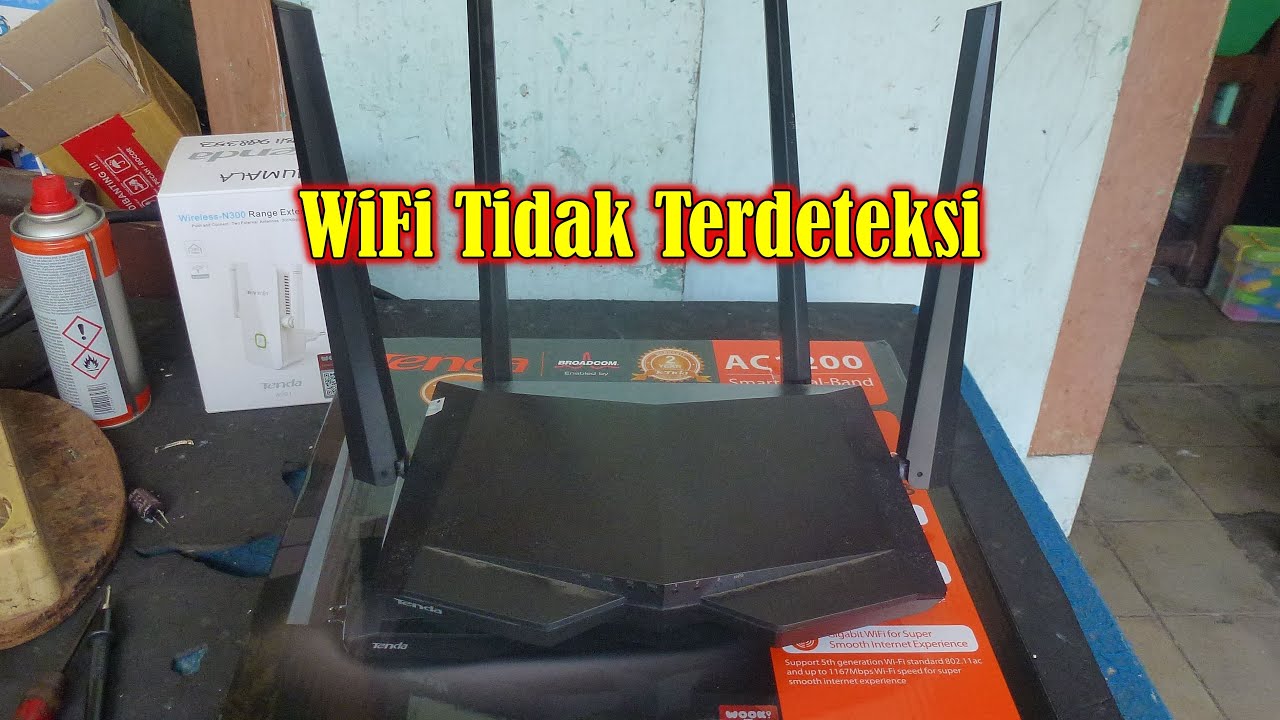Tenda Smart Dual Band Wifi Router AC1200 Rusak WiFi Tidak Terdeteksi