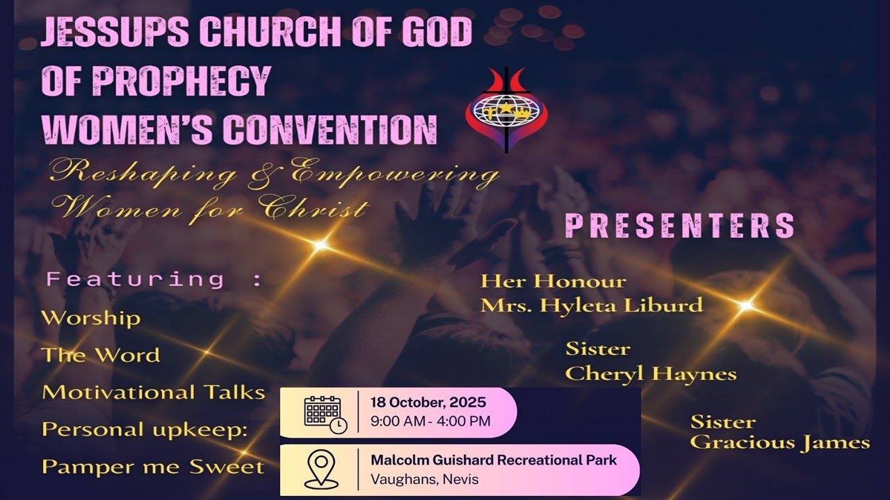 Jessups Church of God of Prophecy Women's Convention | 9:00am - October 18, 2025 | MGR Park