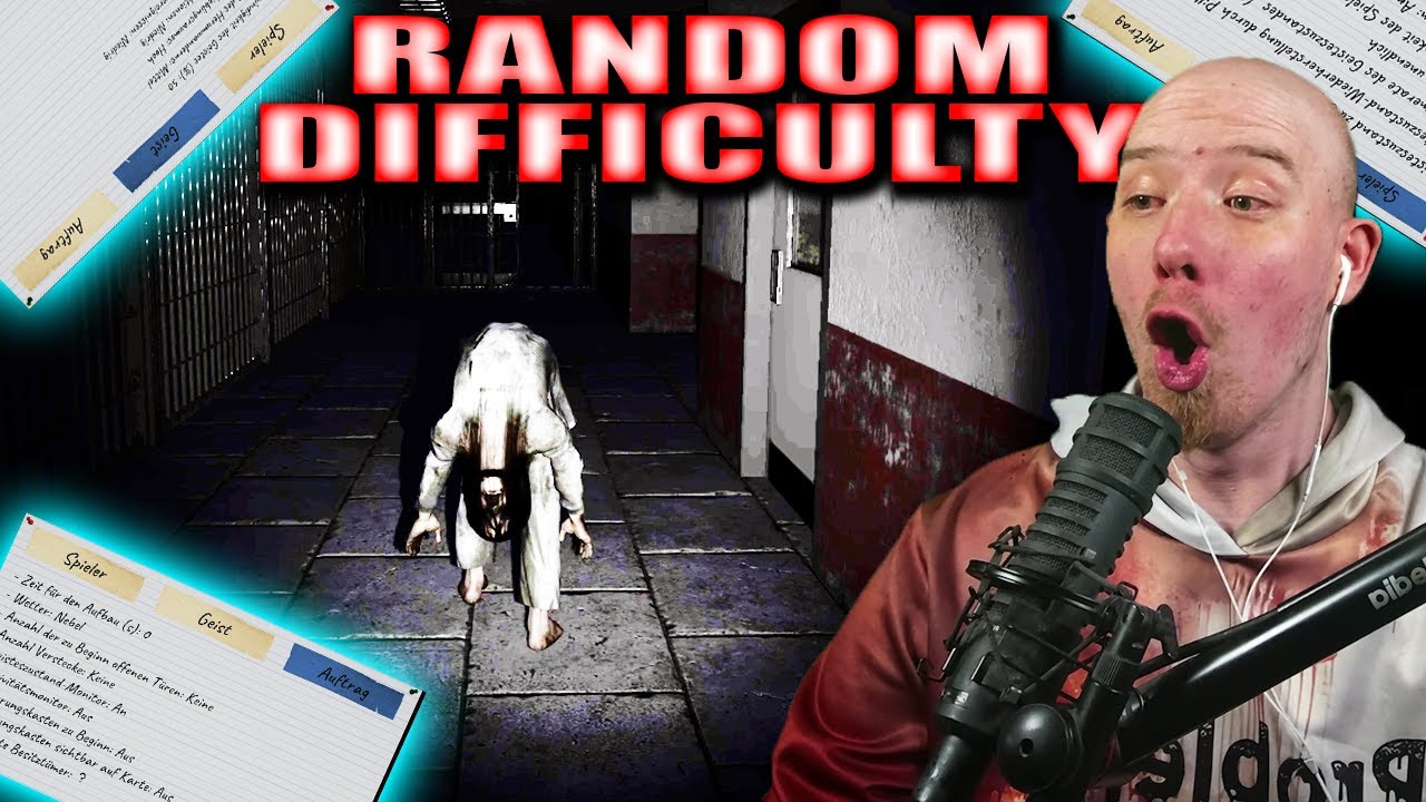 Random Difficulty - Hyperspeed in Prison | Phasmophobia | Solo | LvlXX-554 | PsychoD