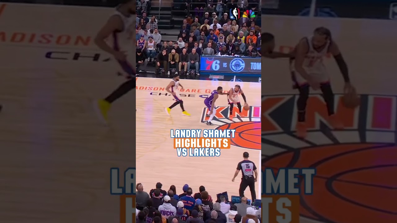 SHAMET DOIN THINGS 😮&zwj;💨 #nyknicks #nba #landryshamet