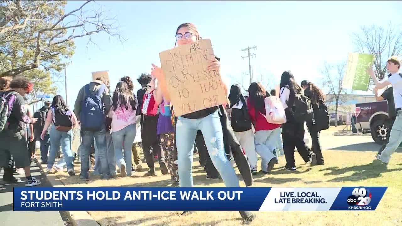 Fort Smith students protest immigration enforcement, prompting school lockdowns