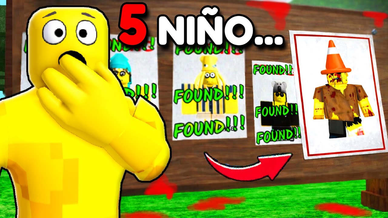 ENCONTRÉ al 5to NIÑO en 99 NOCHES en el BOSQUE de ROBLOX! *tétrico*