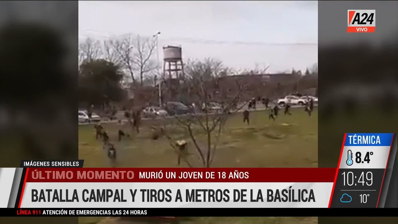 ✋  Testigo del enfrentamiento entre barras de Luján y Leandro N. Alem I A24